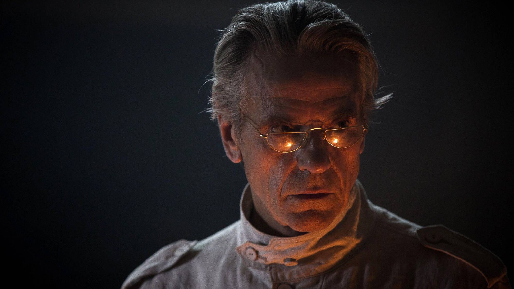 Jeremy Irons as Anthony Royal in "High Rise" now streaming on Netflix