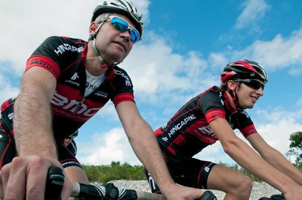 Team director Thomas Craven and A.J. Meyer