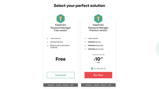 Kaspersky Password Manager pricing July 2023