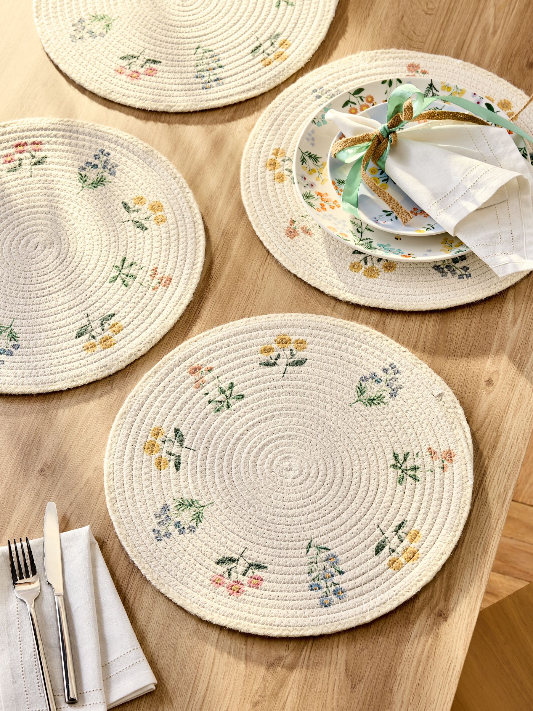Set of 4 Multi Maisie Floral Placemats