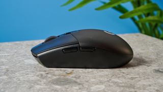 Photograph of the Logitech G305 Lightspeed wireless gaming mouse