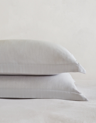 Farley Oxford Pillowcase | the White Company