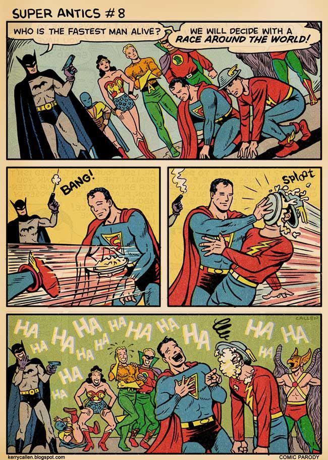 You can't beat a good custard pie gag