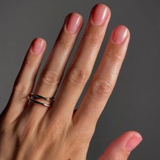 Mateja Novakovic nails sporting the watercolour nail trend