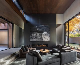 living space of house in michigan by khanna schultz