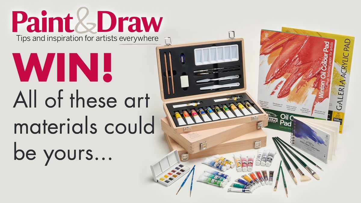 Win £150 worth of art materials with Paint & Draw!