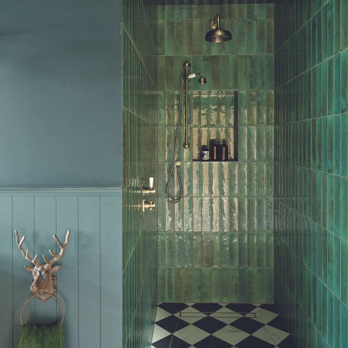 Jewel box bathrooms are the anti-neutral colour trend you'll want to know about in 2025