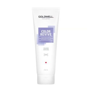 Product shot of Goldwell Dualsenses Colour Revive Colour Giving Shampoo Cool Blonde, Best Purple Shampoo