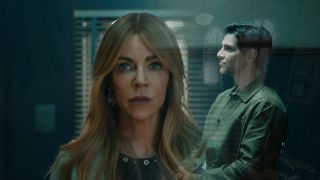 Kaitlin Olson looking at David Giuntoli in High Potential Season 2. 