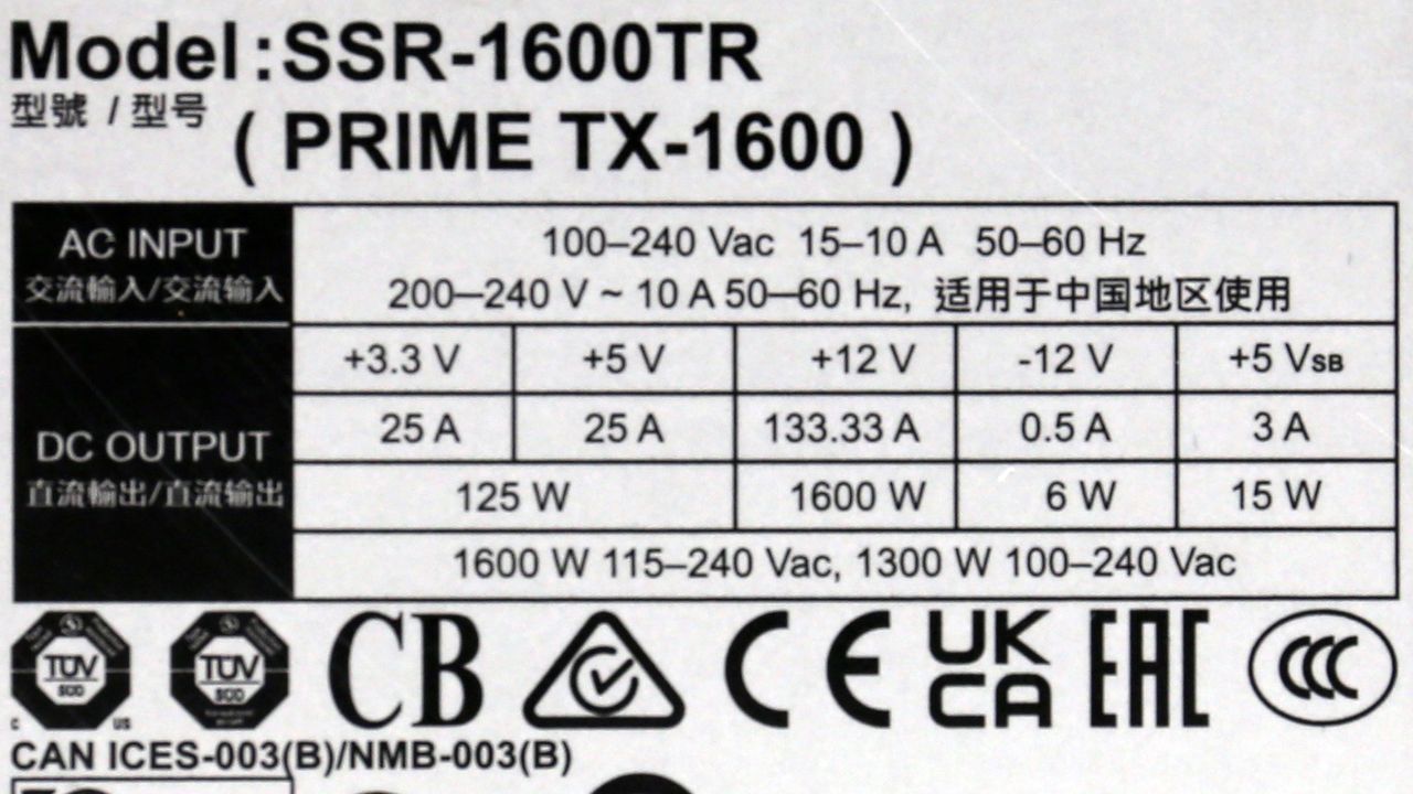 Seasonic Prime TX-1600
