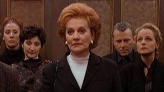 Sylvia Buchman in elevator on mad about you