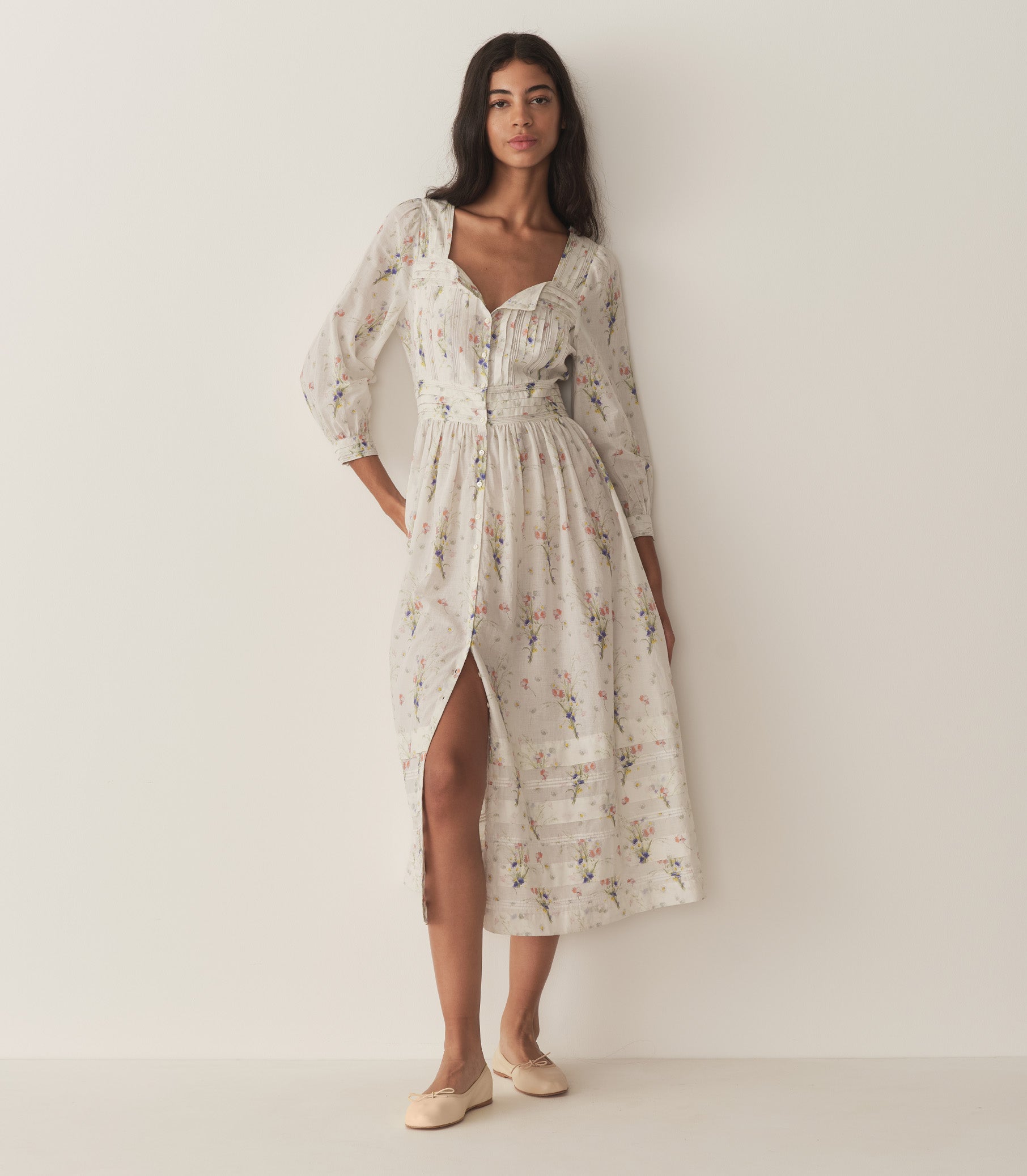 Minta Dress -- Painted Bouquet