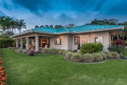 Solar-powered homes.