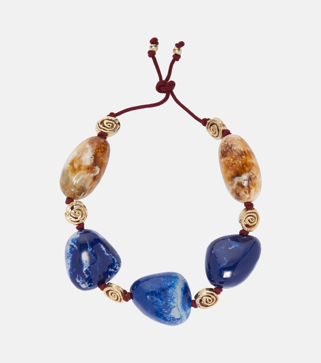 Le Jardin Beaded Necklace in Multicoloured - Alemais