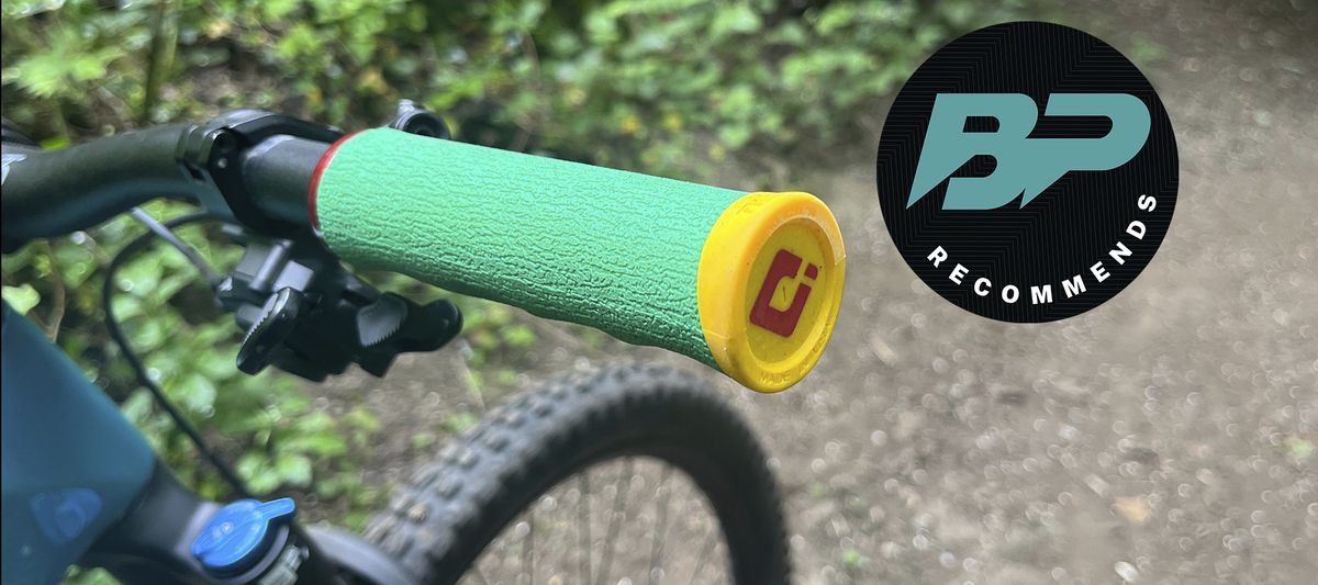 ODI Dreadlock grip on bike handlebars