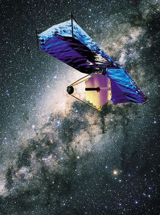 Artist's conception of the James Webb Space Telescope (JWST)