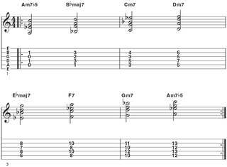 Locrian mode 7th chords