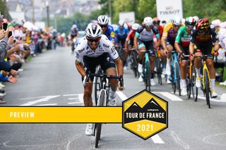 LANDERNEAU, FRANCE - JUNE 26: Julian Alaphilippe of France and Team Deceuninck - Quick-Step attacks on CÃ´te De La Fosse Aux Loups (176m) final climb during the 108th Tour de France 2021, Stage 1 a 197,8km stage from Brest to Landerneau - CÃ´te De La Fosse Aux Loups 176m / @LeTour / #TDF2021 / on June 26, 2021 in Landerneau, France. (Photo by Tim de Waele/Getty Images)