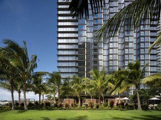 Victoria Place in Honolulu with timber and lush garden grounds