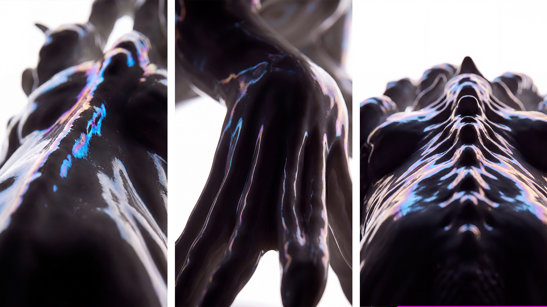 A 3D monster sculpture generated by AI