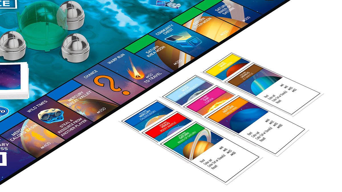 Hasbro has launched the Space Capsule collection of board games, including Battleship Outer Space, Monopoly Space and Trouble: On the Moon Edition. The games are available exclusively at Target.