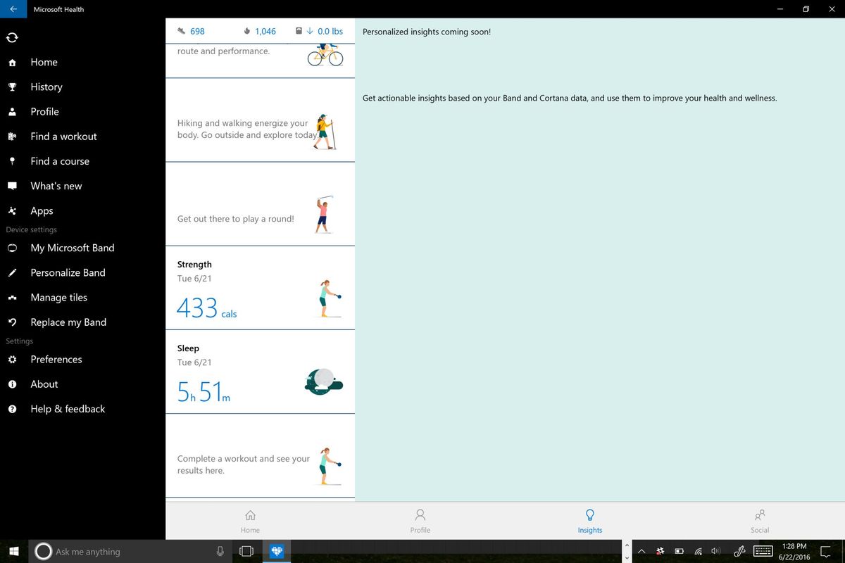 Microsoft Health app getting improved UI and new 'Insights' feature in