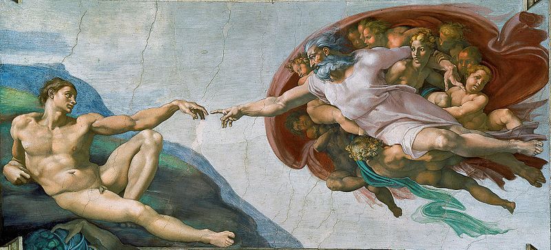 Michelangelo&amp;#039;s The Creation of Adam.