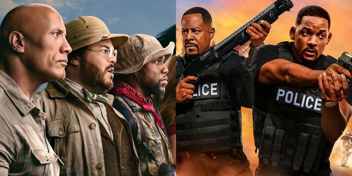 Jumanji 3 and Bad Boys 3 promo images