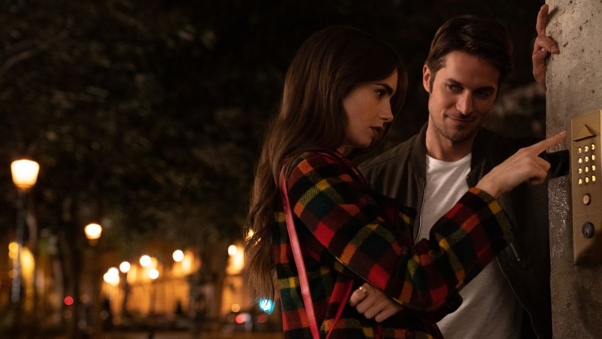 Lucas Bravo isn't about to get himself into any trouble as Gabriel in Emily in Paris on Netflix.