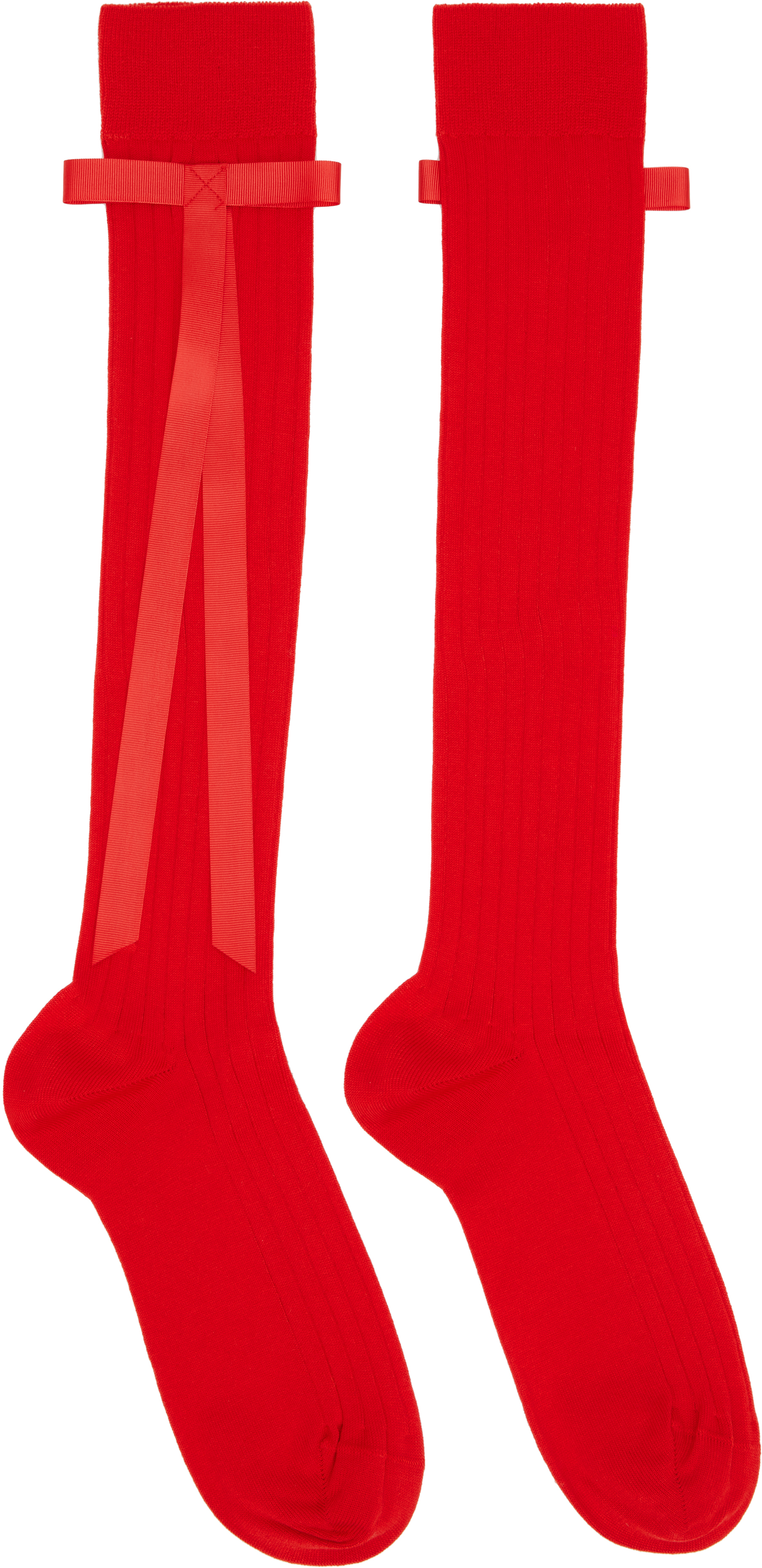 Ssense Exclusive Red Recital Socks