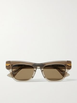 Square-Frame Acetate Sunglasses