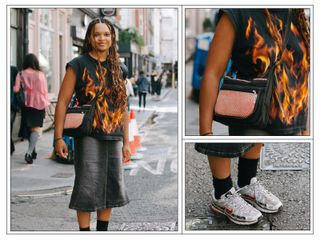 Londoner Streetstyle-Kleidung September 2024