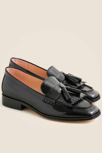 J.Crew, Maison Tassel Loafers in Leather