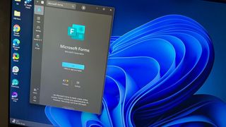 Downloading Microsoft Forms in the Microsoft Store