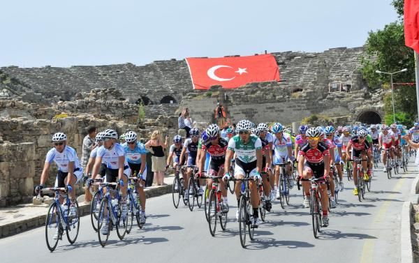 The peloton in Turkey
