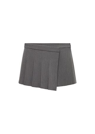 Pleated Skirt Pants - Women