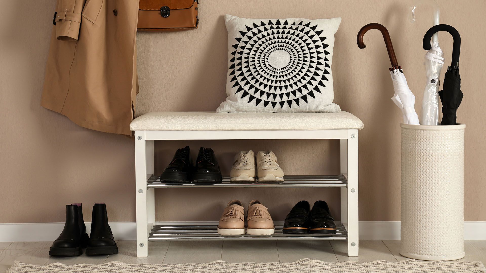 clean and decluttered small space