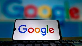 Google logo on smartphone screen