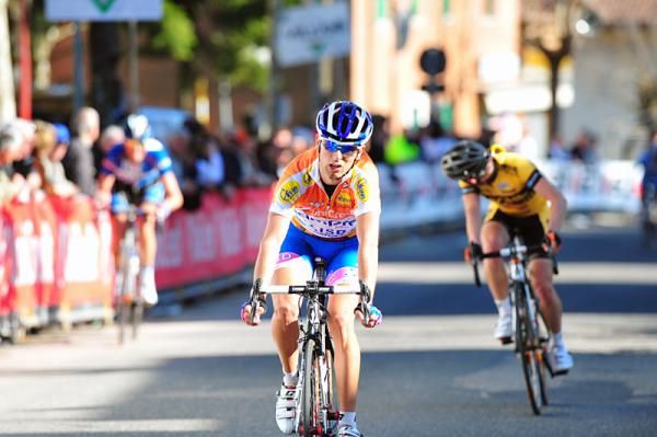 Best young rider Diego Ulissi (Lampre - ISD) finishes fourth ahead of Pasquale Muto (Miche) and Rory Sutherland (UnitedHealthcare).