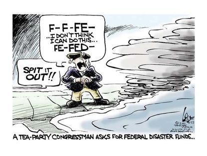 Hurricane pressure reaches the Tea Party