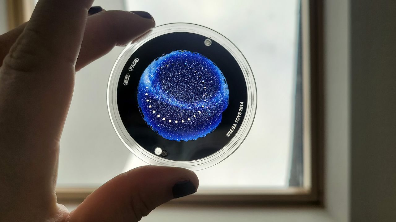 A photo of a Home Star Flux compatible projection diskdisk