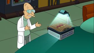 Professor Farnsworth in Futurama