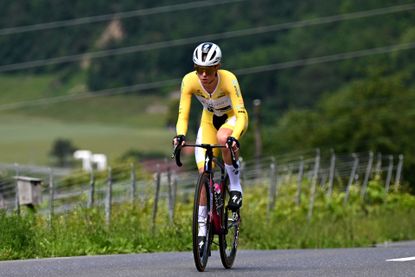 Demi Vollering on stage 2 of the Tour de Suisse Women