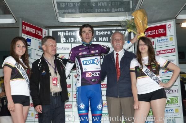 Thibaut Pinot (FDJ) leads the mountains jersey