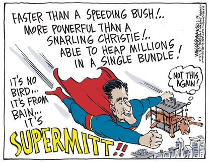 Political cartoon U.S. Mitt Romney