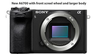 Sony A6700 camera mockup