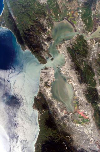 San Francisco Bay from space