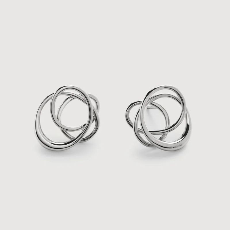 Image of silver earrings