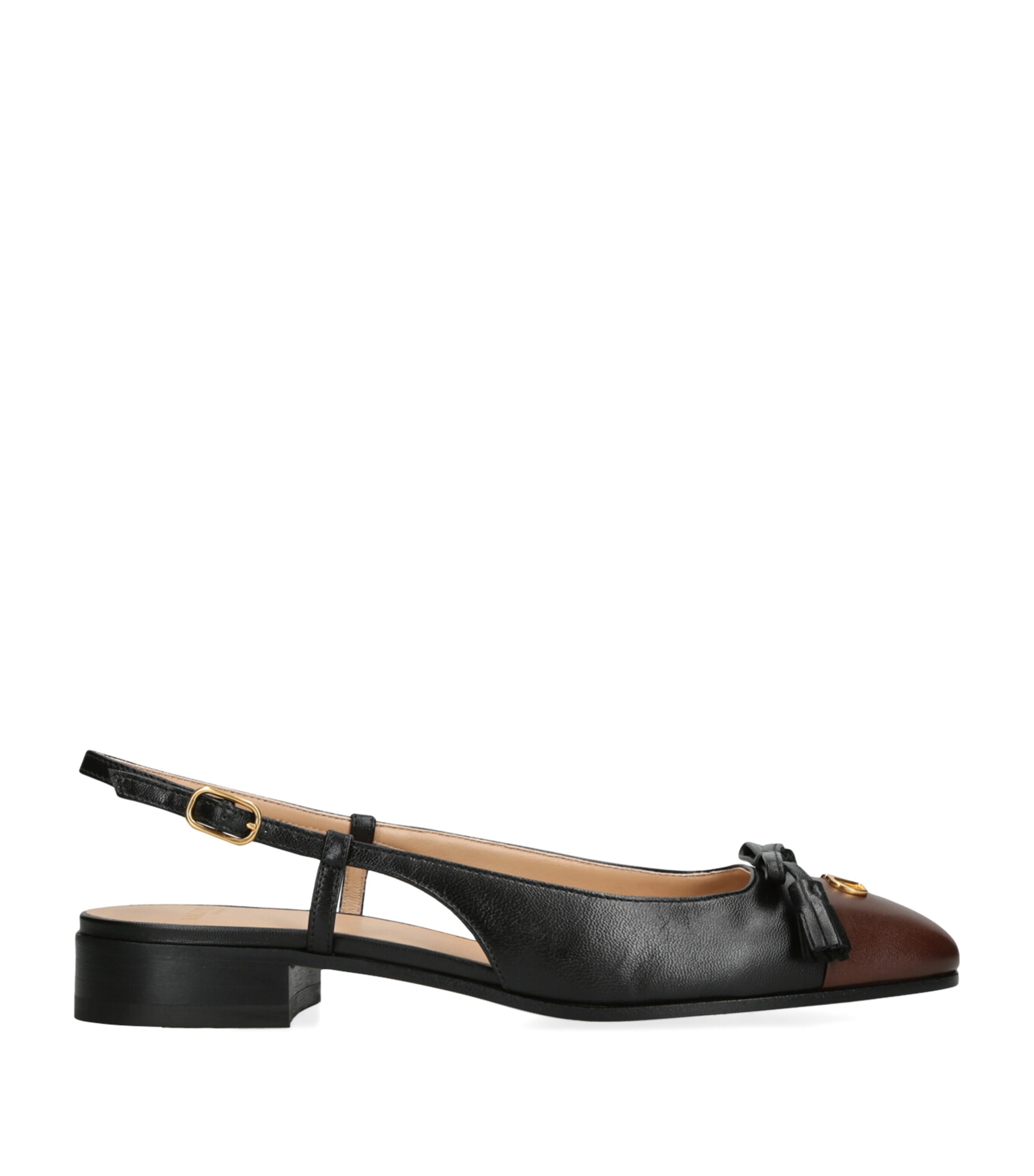 Leather Valet Du Roe Slingback Flats 25