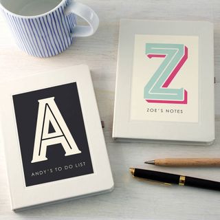 These personalised gifts are great for graphic designers and art editors who need a stylish new notebook
